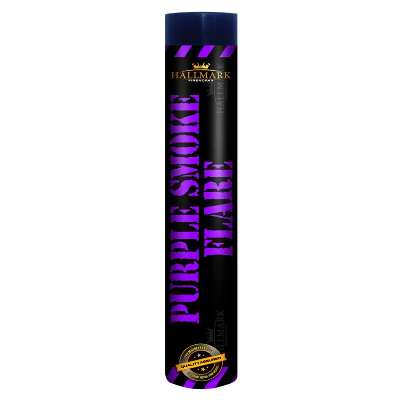 1 x 90 - 120 Seconds Hallmark Smoke Flares - Purple