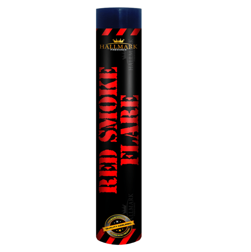 1 x 90 - 120 Seconds Hallmark Smoke Flares - Red