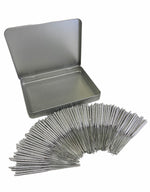 250 x 4" Silver Cake Sparklers in Premium Hinged Storage Tin