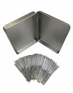 250 x 4" Silver Cake Sparklers in Premium Hinged Storage Tin