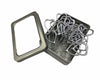 40 x 4" Heart Shaped Silver Cake Sparklers in Premium Storage Tin