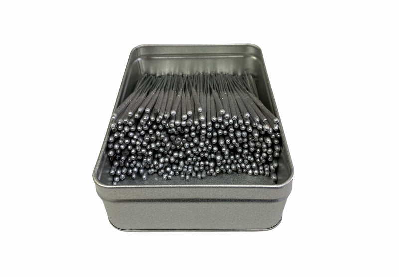 300 x 4" Silver Cake Sparklers in Premium Storage Tin