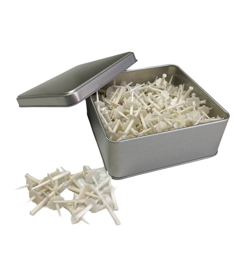 250 x Cake Sparkler Holders in Premium Storage Tin