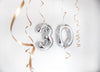 1 x 65cm/25.5" Foil Number 0 Helium Balloon Silver