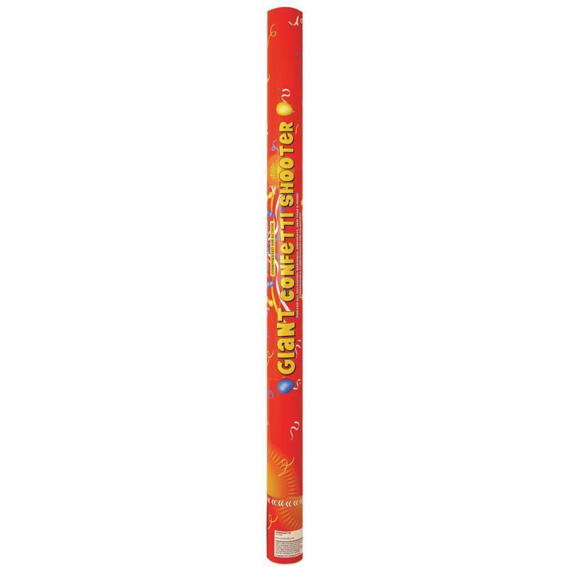 1 x 80cm Party Time Confetti Cannon - Multi Colour