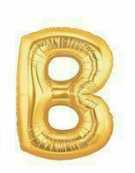 1 x 40" Giant Foil Letter Helium Balloon (Letters A-Z) - Gold