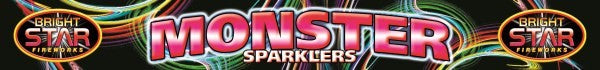 5 Packets of 14" Bright Star Monster Sparklers (4 per pack)