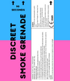 Gender Discreet - 1 x Pink Smoke Grenades - 90 seconds