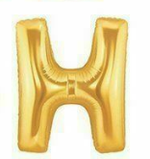 1 x 40" Giant Foil Letter Helium Balloon (Letters A-Z) - Gold