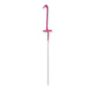 1 Packet of 7" Unique Party Number 1 Cake Sparkler (1 per pack) - Pink