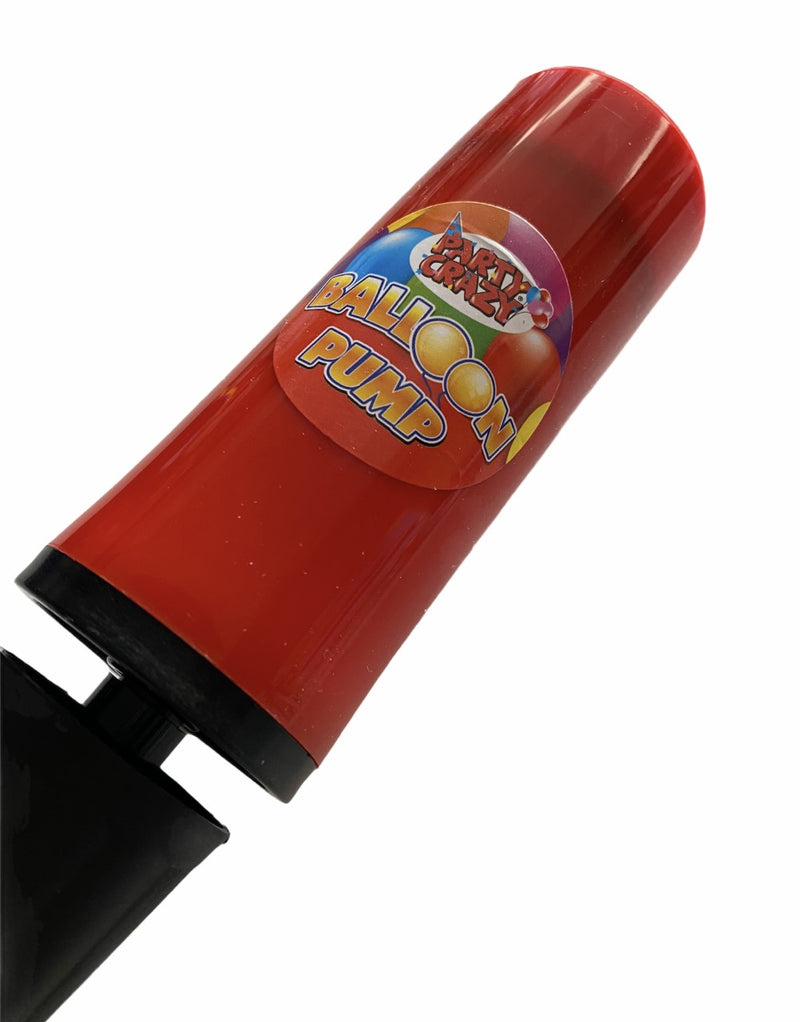 1 Party Crazy Balloon Pump - Choice of Colours (Blue, Pink, Red or Yellow)