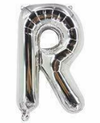 1 x 40" Giant Foil Letter Helium Balloon (Letters A-Z) - Silver