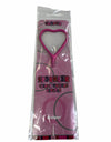 1 Packet of 7" Unique Party Heart Shaped Cake Sparkler - Neon Pink