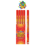 8 x 80cm Party Time Confetti Cannon - Multi Colour