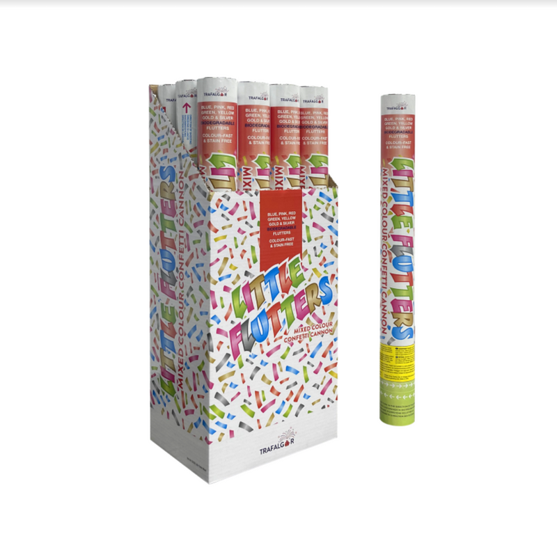 1 x 50cm Trafalgar Confetti Cannon - Multicoloured