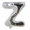 1 x 40" Giant Foil Letter Helium Balloon (Letters A-Z) - Silver