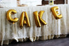 1 x 40" Giant Foil Letter Helium Balloon (Letters A-Z) - Gold